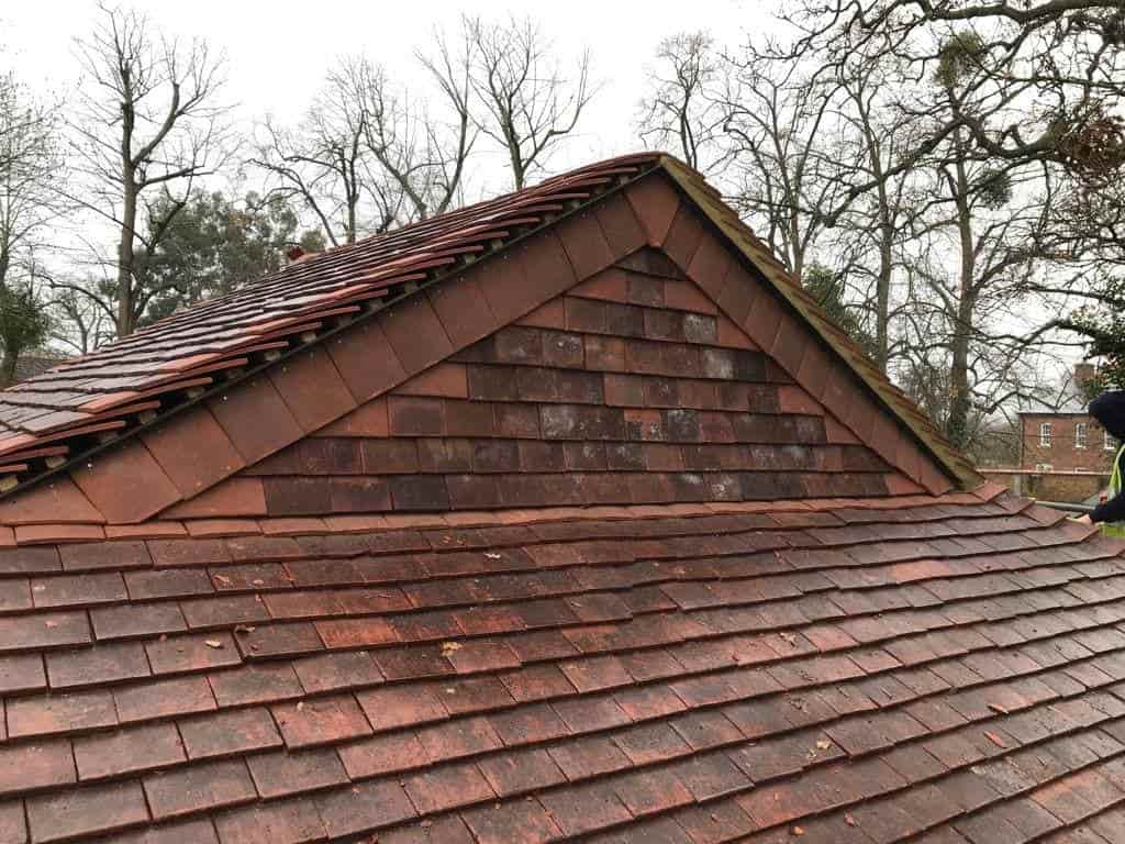This is a photo of a pitched roof installation. This work was carried out by Middleton Roofing