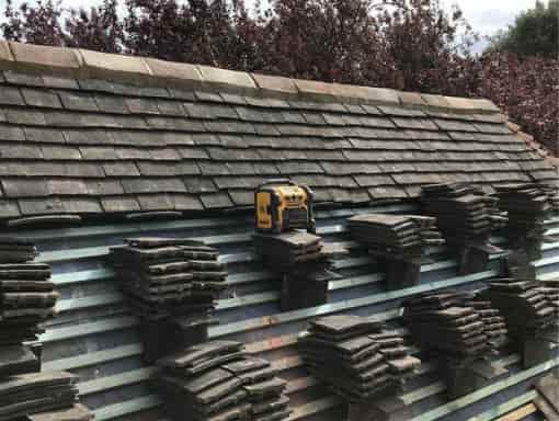 This is a photo of roof replacement. This work was carried out by Middleton Roofing
